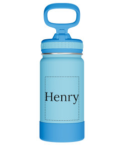 Actives Kids Water Bottle With Straw Lid - customized