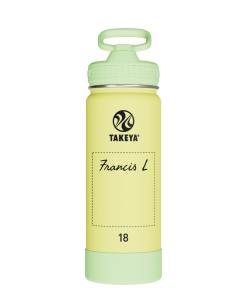 Actives Kids Glow In The Dark Water Bottle With Straw Lid - customized