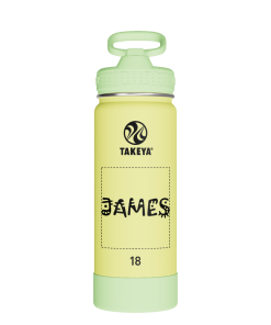 Actives Kids Glow In The Dark Water Bottle With Straw Lid - customized
