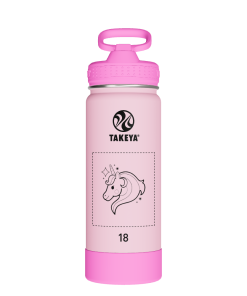 Actives Kids Glow In The Dark Water Bottle With Straw Lid - customized