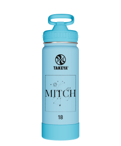 Actives Kids Glow In The Dark Water Bottle With Straw Lid - customized