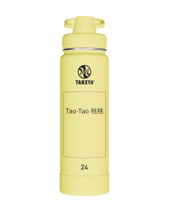 Actives Water Bottle With Spout Lid - customized