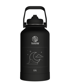 Actives Water Bottle With Straw Lid - customized