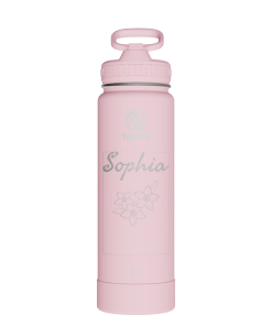 Actives Water Bottle With Straw Lid - customized