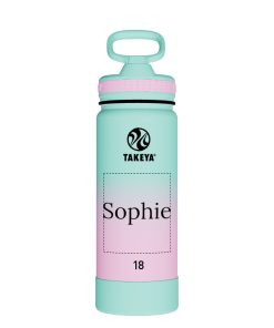 Actives Water Bottle With Straw Lid - customized
