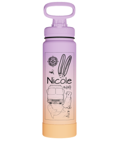 Actives Water Bottle With Spout Lid - customized